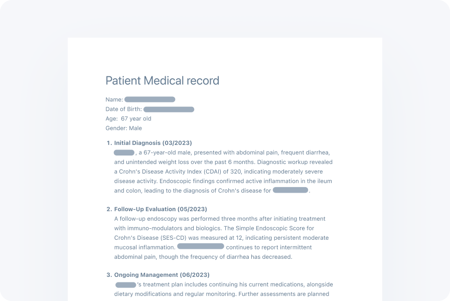Redacted record Redacted record